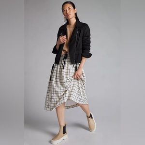 Marrakech Brushed Twill Moto Jacket Anthropologie Size Small